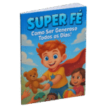 Mockup Livro Super Fé Generosidade Fundo Preto